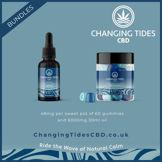 Strong bundle pack - 48mg per sweet pot of 60 gummies and 6000mg 30ml oil