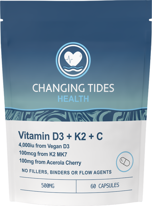 Vitamin D3 + K2 + C
